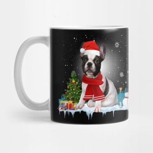 Funny French Bulldog Christmas T-shirt Mug